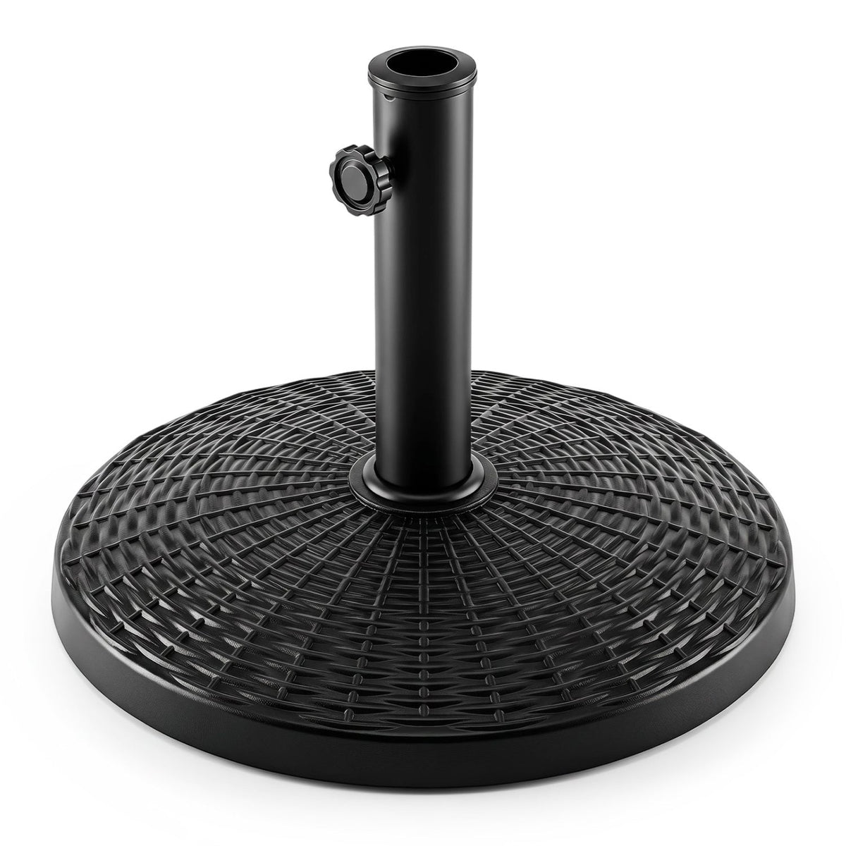 Patio Umbrella Base 22 lbs Resin Wicker Style 2