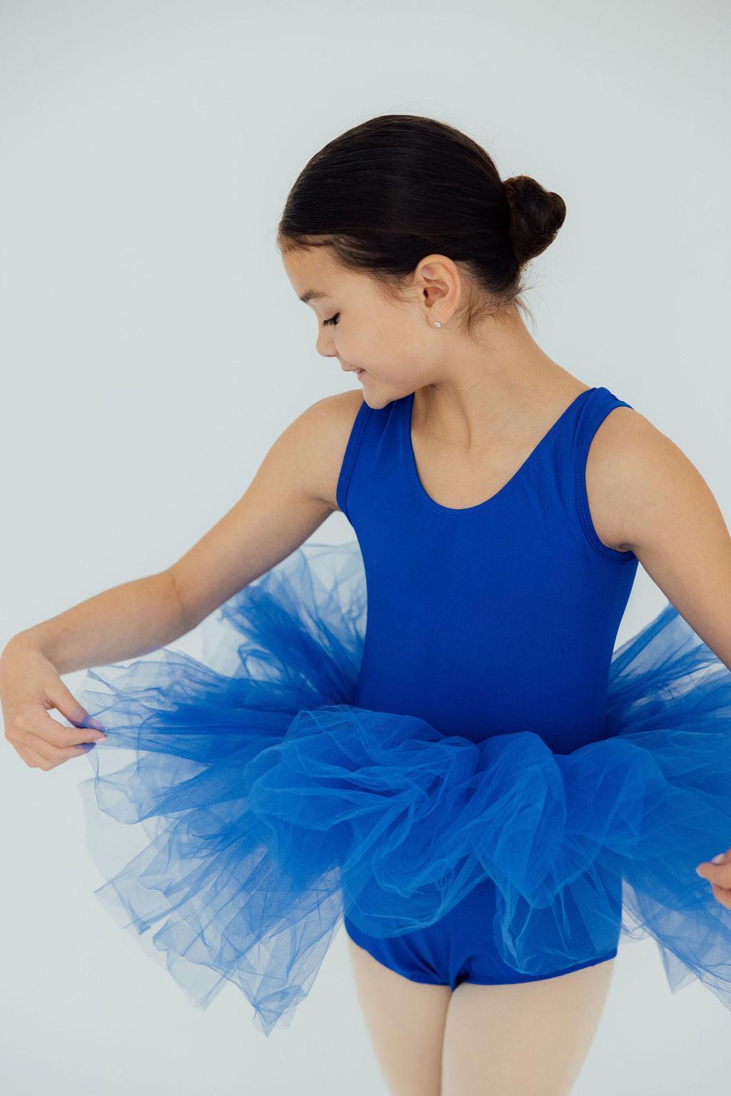 Royal Blue Tank Tutu Leotard 3