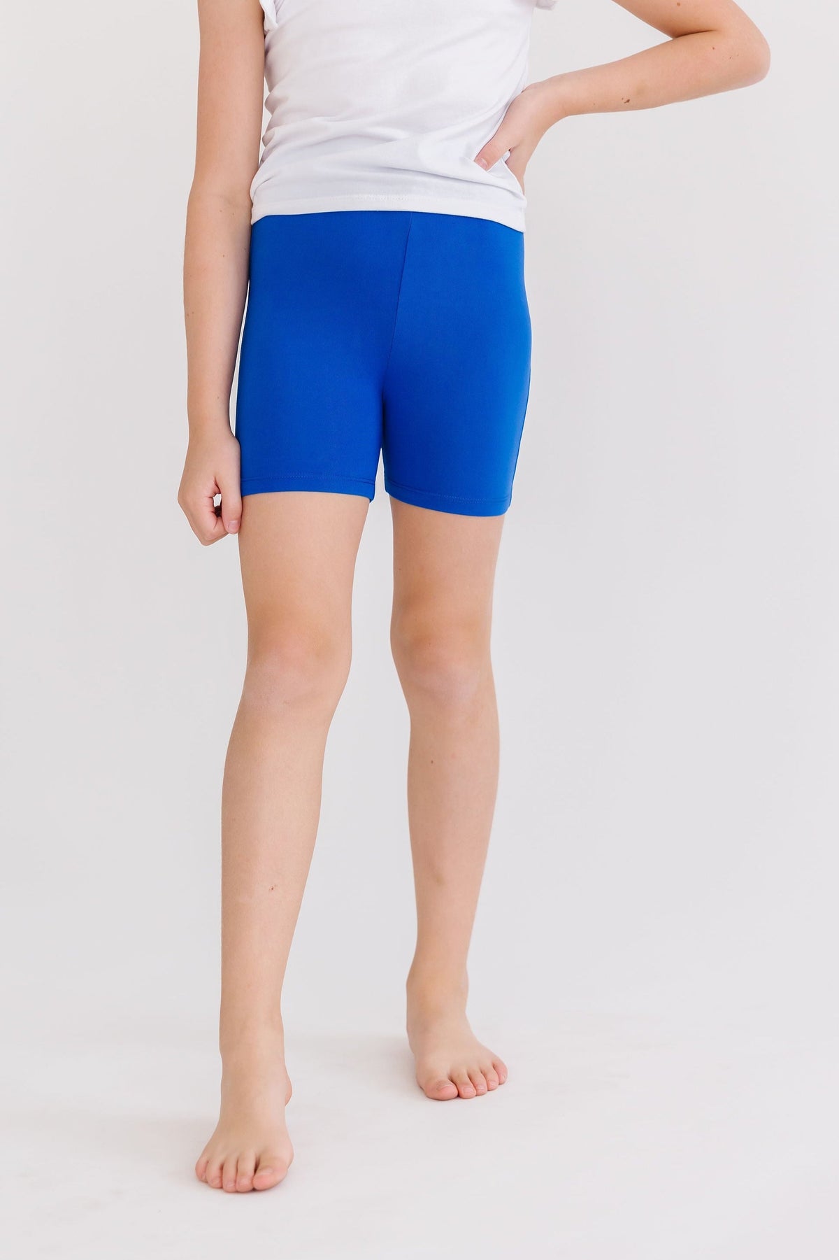 Royal Blue Twirl Shorts 2