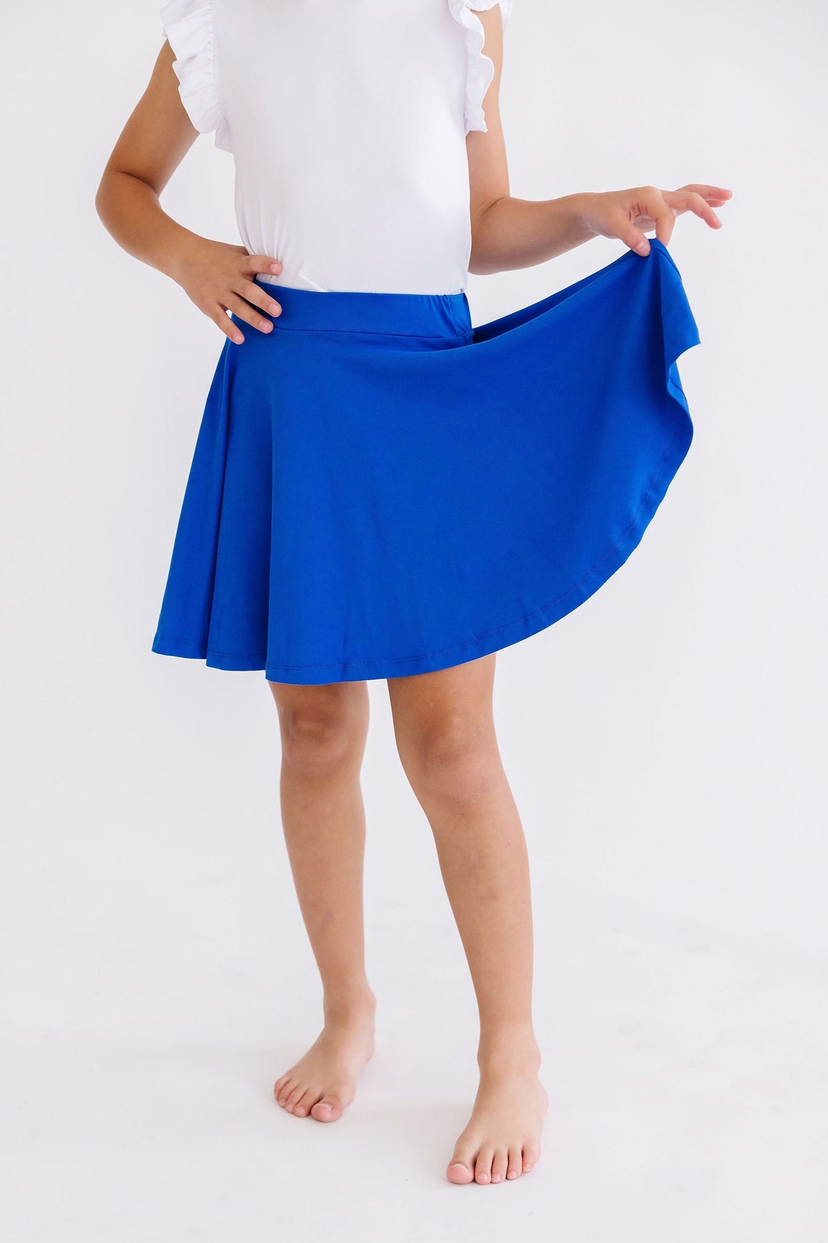 Royal Blue Twirl Skort 1