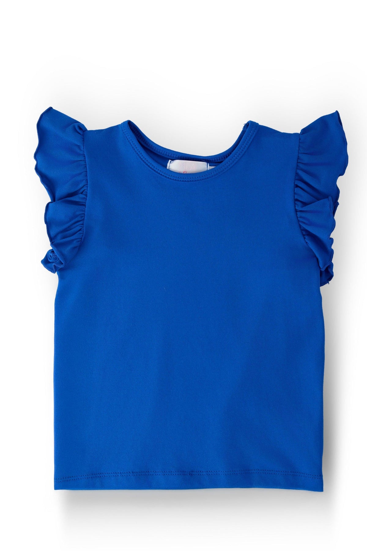 Royal Blue S/S Ruffle Tee 1
