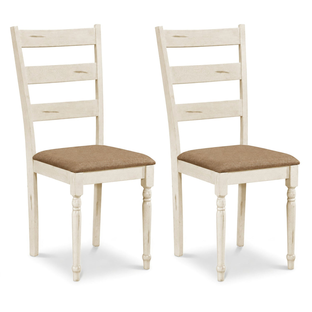 Dining Chairs Set of 2 with Padded Linen Seat 3