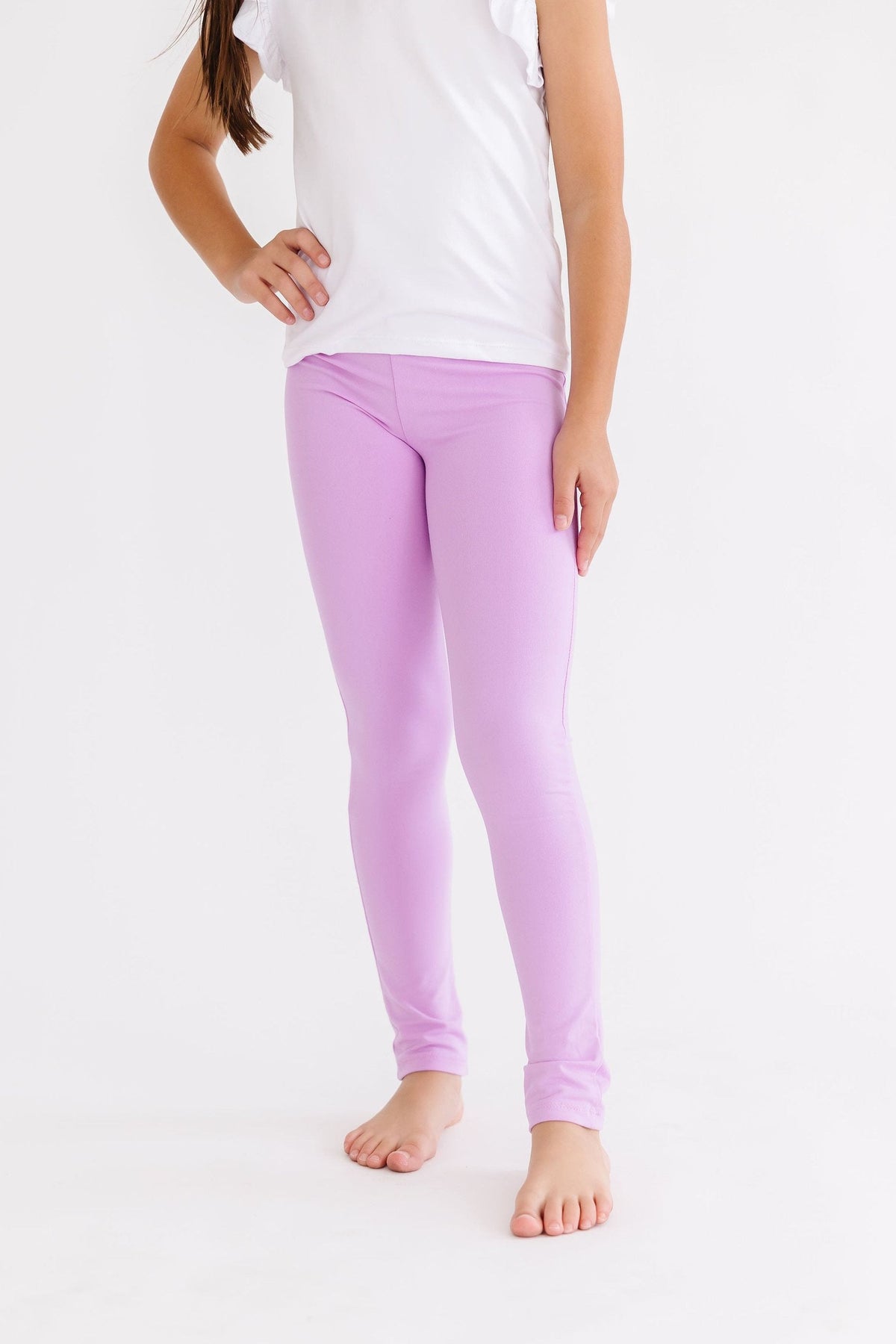 Bright Lilac Leggings 2