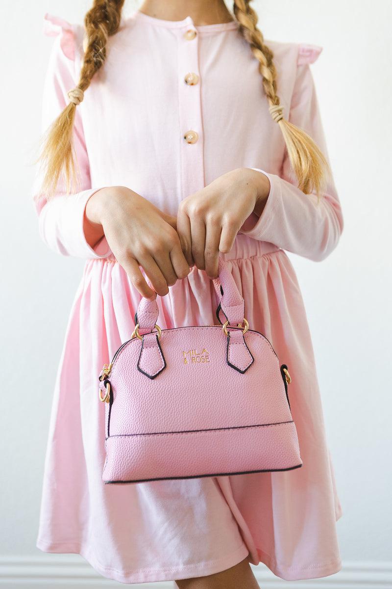 Bubblegum Pink Girl's Crossbody Purse 2