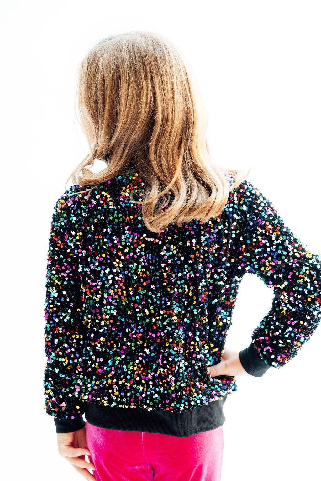 Confetti Velvet Sequin Jacket 3