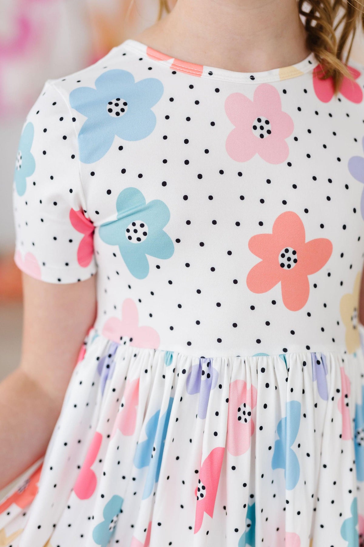 Dots & Daisies S/S Pocket Twirl Dress 2