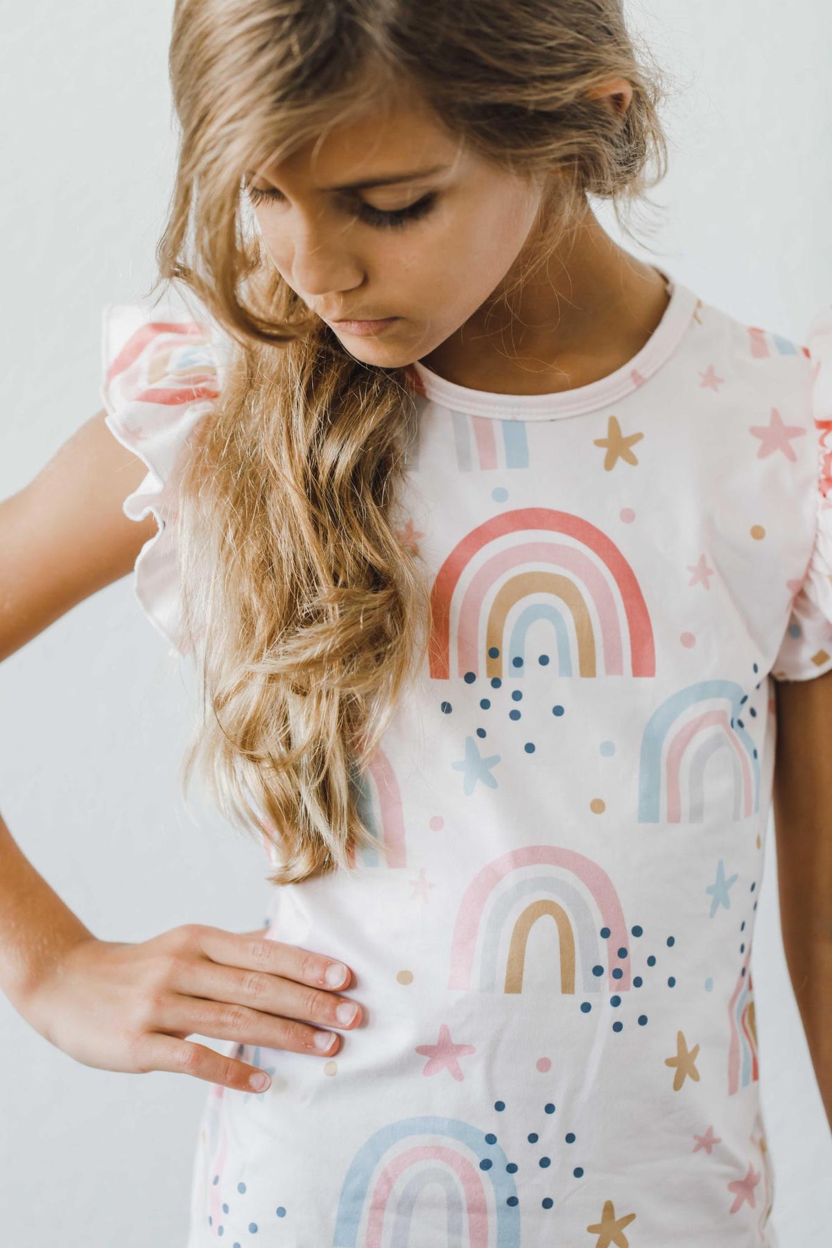Over the Rainbow S/S Ruffle Tee 2
