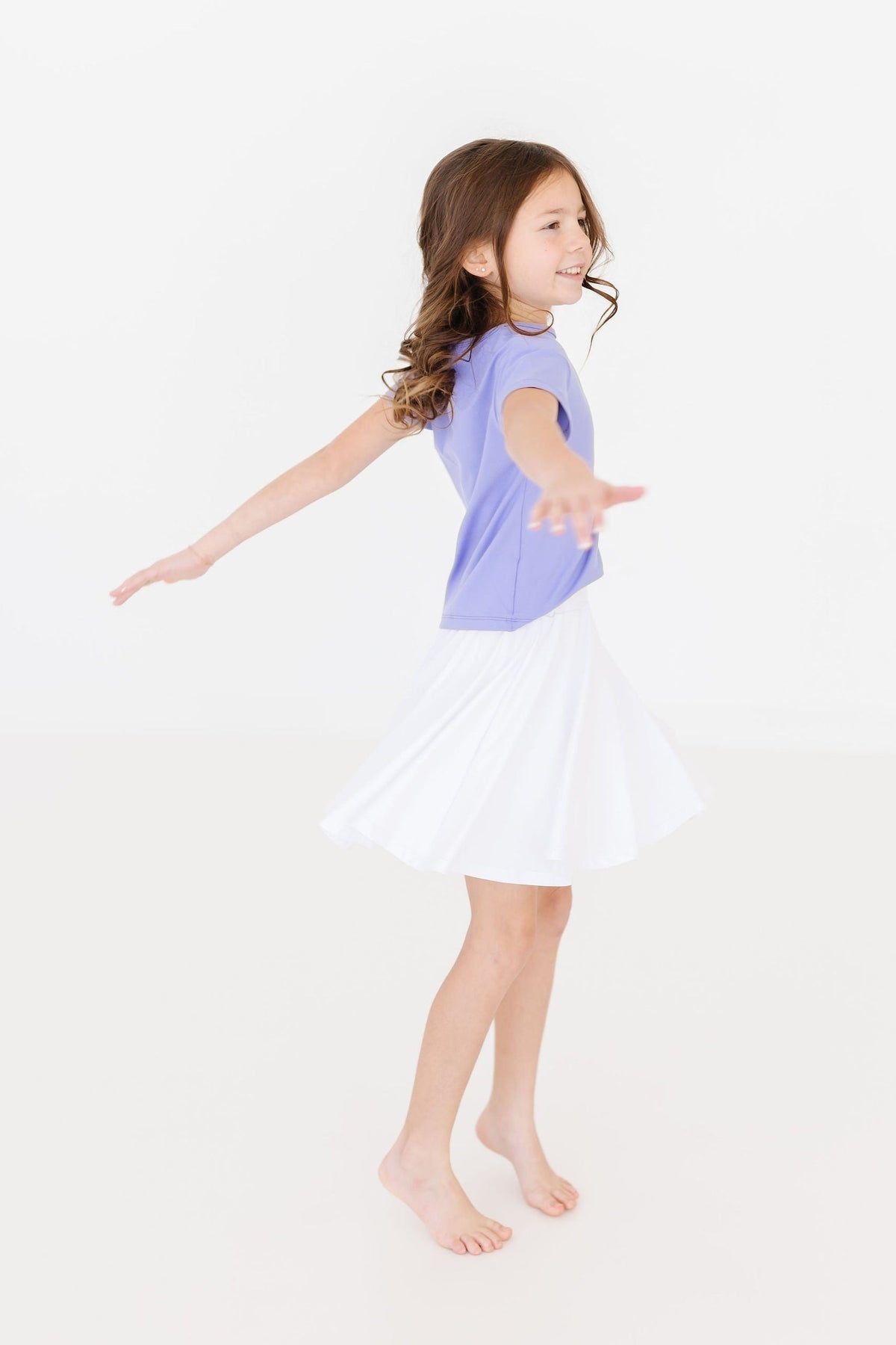 Periwinkle Ruffle Pocket Tee 6