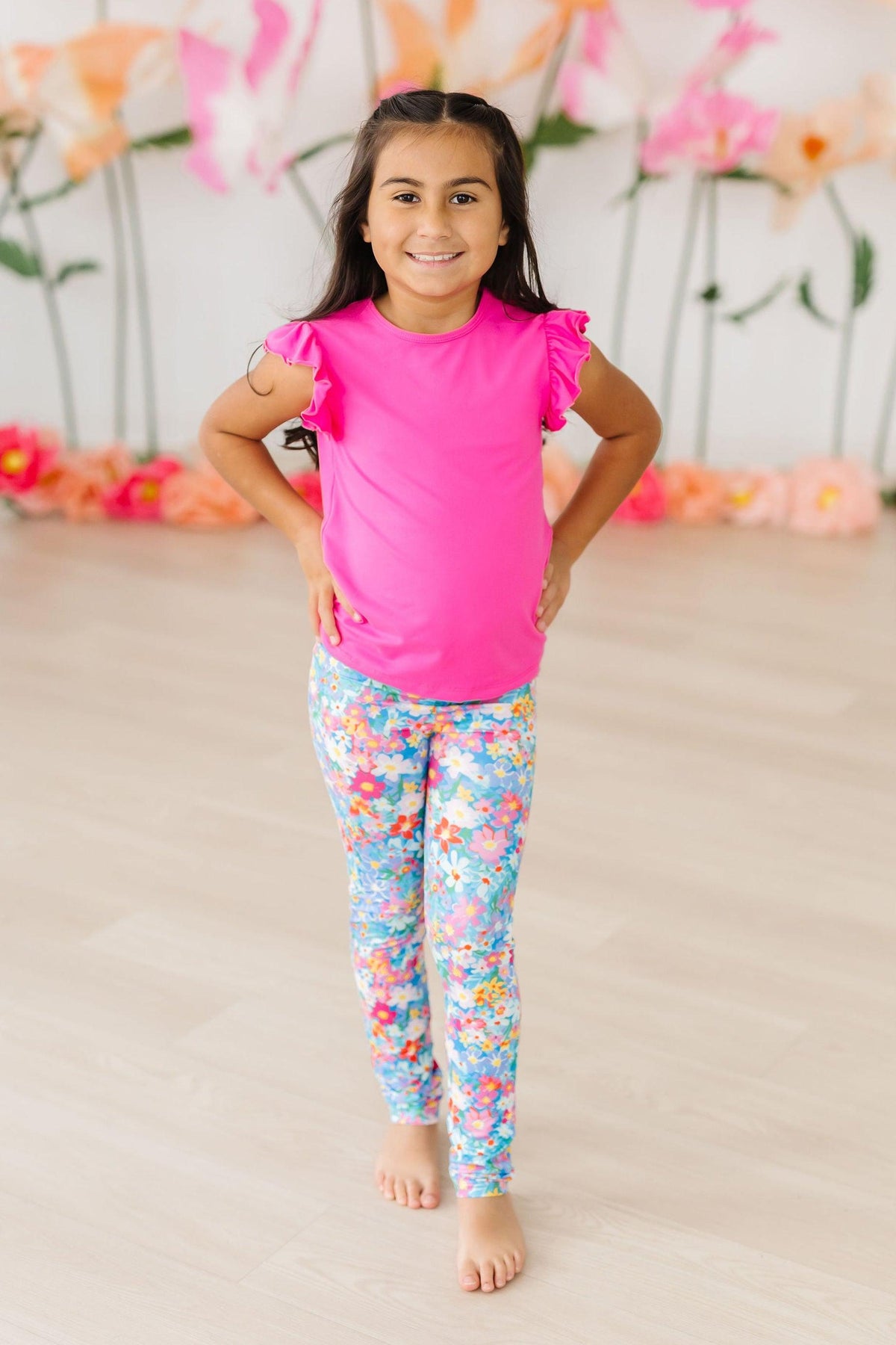 Preppy Floral Leggings 4