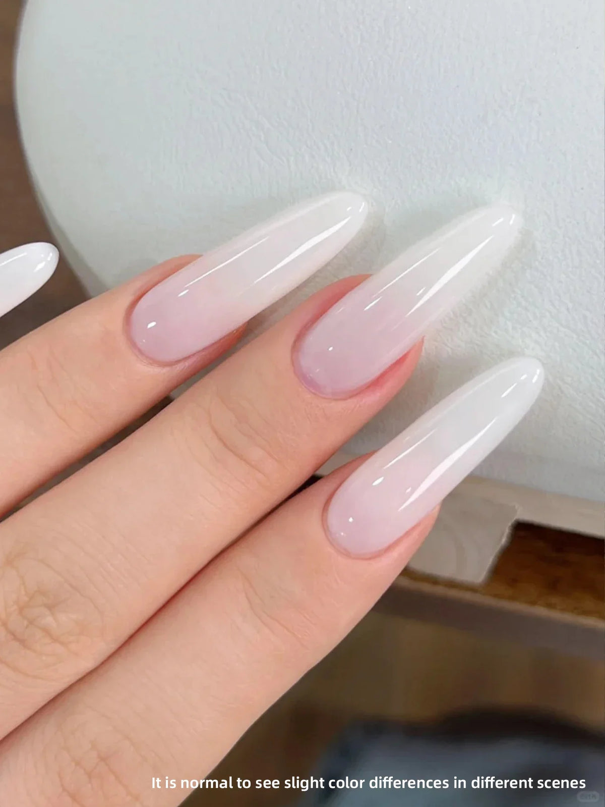 1Pc 15ML Milky White Pure Nail Polish Gel Nail Add Semi-Permanent Soak Off UV LED Construction Gel Varnish 2