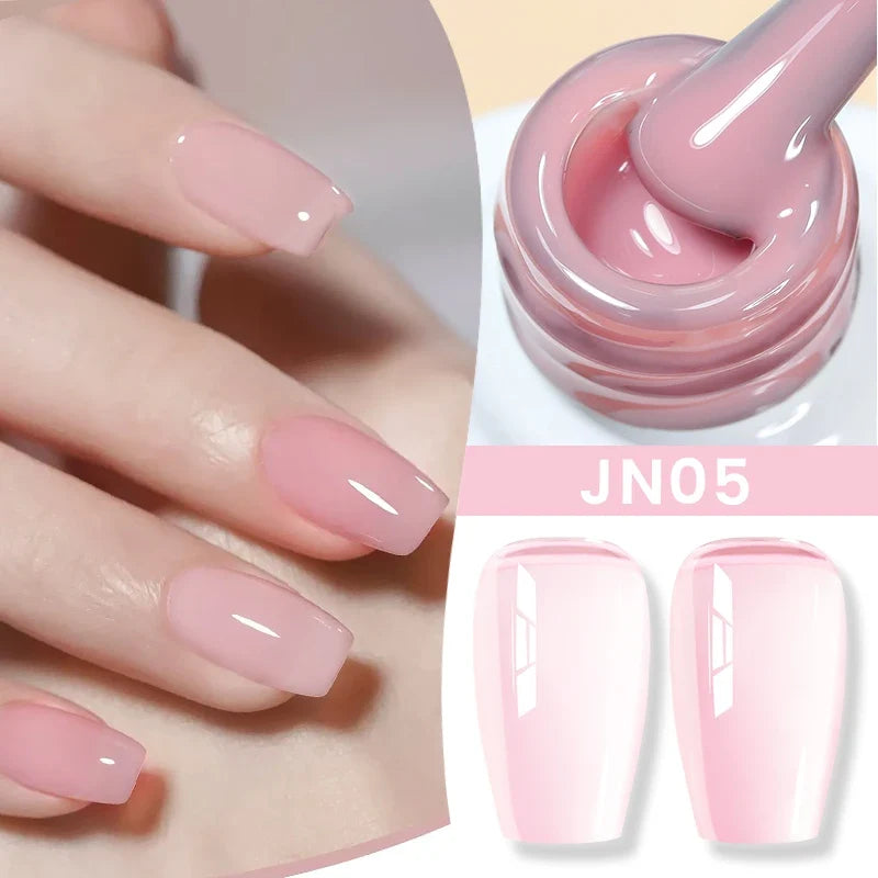 BORN PRETTY 83 Colors 10ml Jelly Nude Gel Nail Polish Autumn Amber Semi Transparent Manicure Soak off UV LED Nails Gel Varnish 92