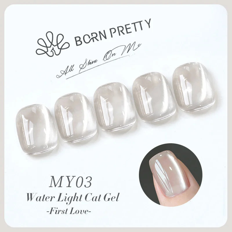 BORN PRETTY 10ml Fruit Purple Grape Cat Magnetic Gel Nail Polish 2025 New Whitening Guava Glass Beads Varnish Nail Supplies 47