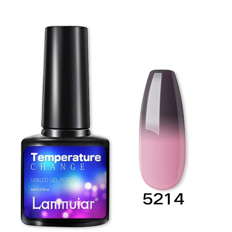 Temperature Color Changing Thermal Nail Polish Fast Drying Water-based Gradient Nail Varnish Manicure Supplies Nail Art 28