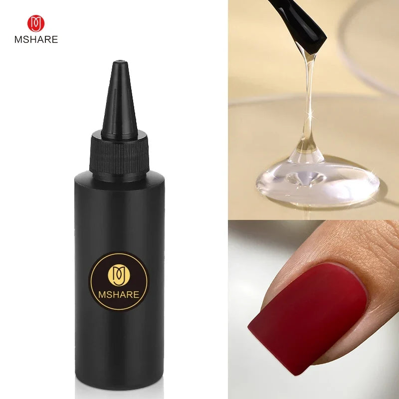 MSHARE 100ML Nail Gel Polish Soak Off UV LED Nails Vernis Semi Permanent Varnish Polish White Red Nail Gel Art 12