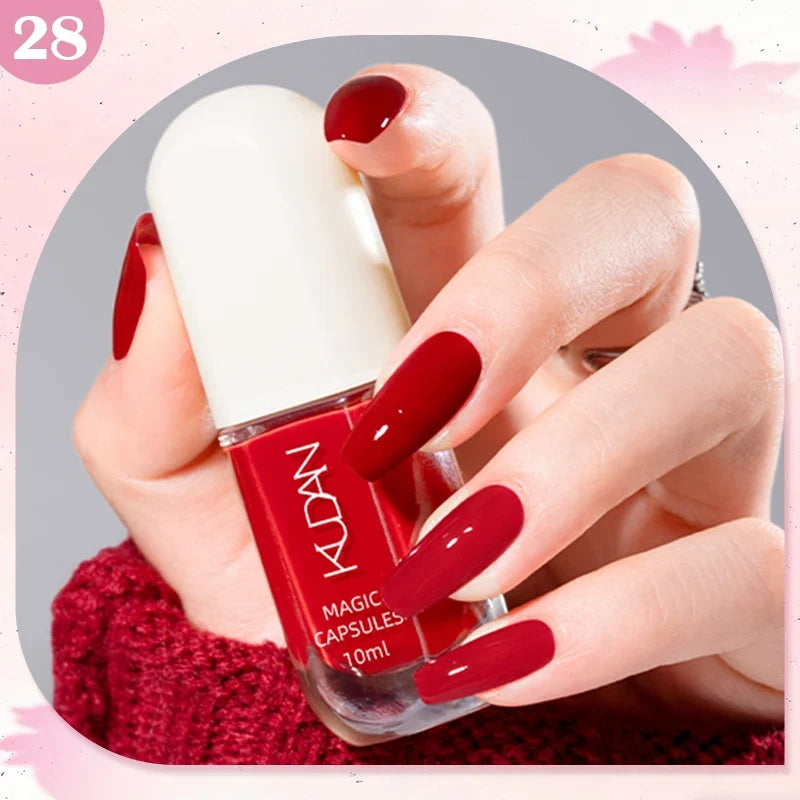 10ml Water-Based Peel Off Nail Polish 40 Colors Long Lasting Quick Drying No Need of Lamp to Cure Nail Supplies Manicure Nails 32