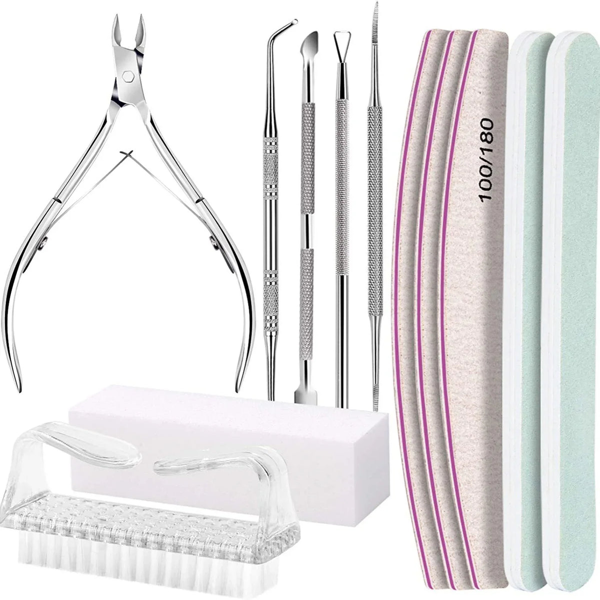 Nail Kit Set Acrylic Powder Monomer Acrylic Liquid For Nail Extension Professional Gel Manicure Set False Nails Art Tools Set *& 26