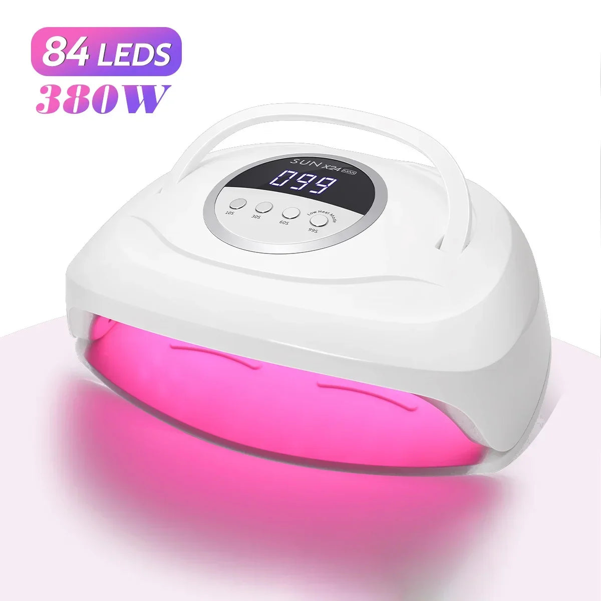 380W UV LED Lamp for Nail  84 LEDs Nail Dryer with Auto Sensor Quick-drying Manicure Lamp for Curing Nail Polish Nail Art Tools 1