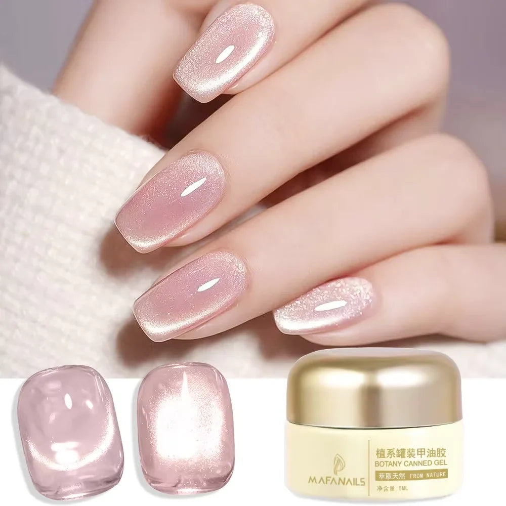XEIJAYI Pink Cat Eye Gel Nail Polish Ceramic Magnetic Gel UV Semi-permanent Enamels Varnish Nail Supplies For Professionals Gel 53