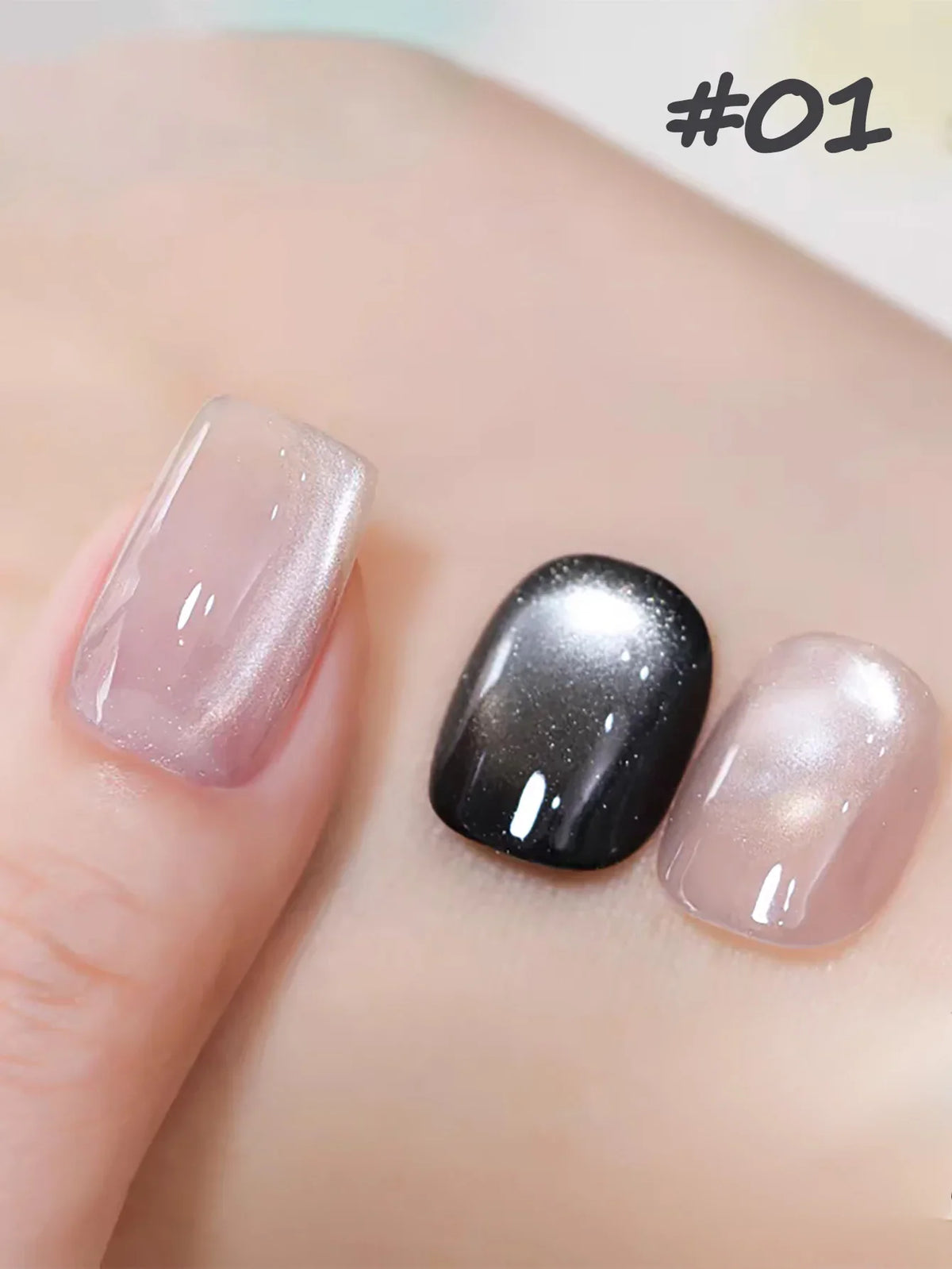 SHAKA 1-4pcs New Spring/Summer Bestsell Blue Nails Green Blue Nail Supplies Fantastic Ocean Bubble Cat Eye Gel Nail Polish 7