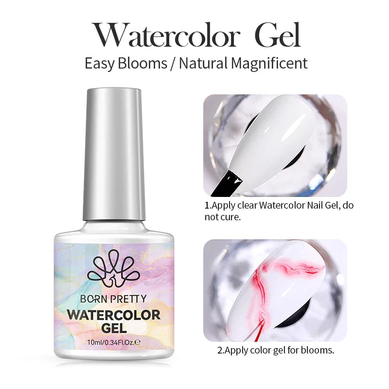BORN PRETTY 10ml Silver Water Light Cat Magnetic Gel Nail Polish Nail Supplies Vernis Semi Permanent Gel for Fall Winter Nails 35