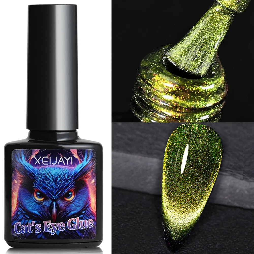 XEIJAYI Pink Cat Eye Gel Nail Polish Ceramic Magnetic Gel UV Semi-permanent Enamels Varnish Nail Supplies For Professionals Gel 26