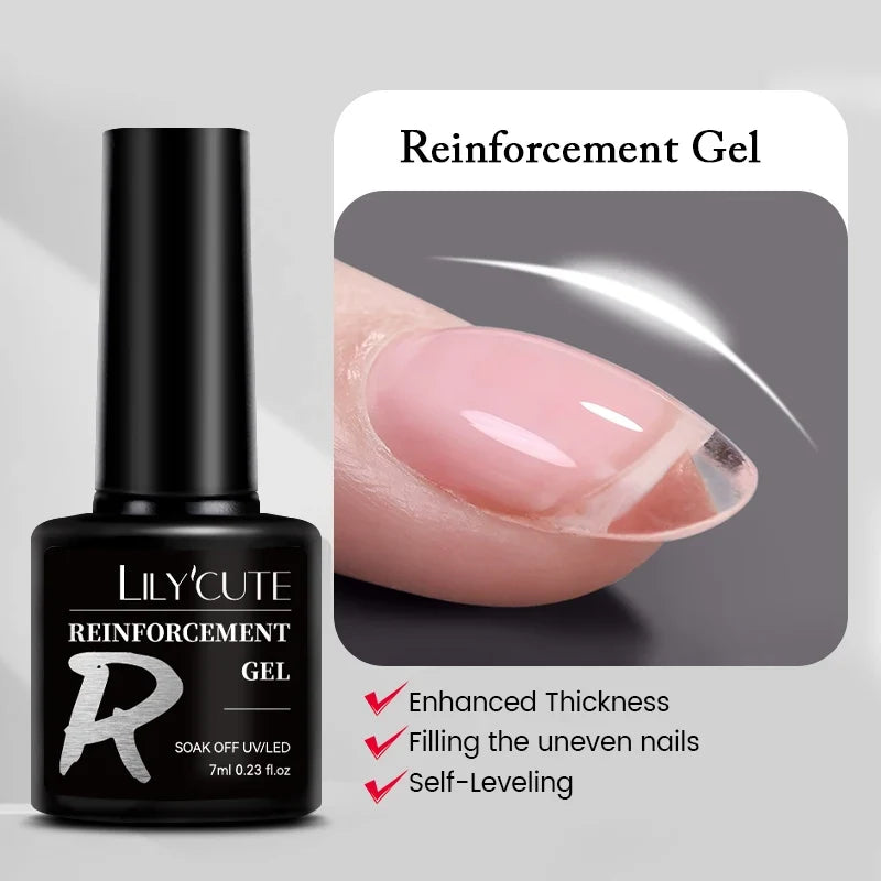 LILYCUTE 7ML Colorful Gel Nail Polish 129 Colors Long Lasting For Manicure Semi Permanent Base Top Coat Nail Art UV Gel Varnish 19