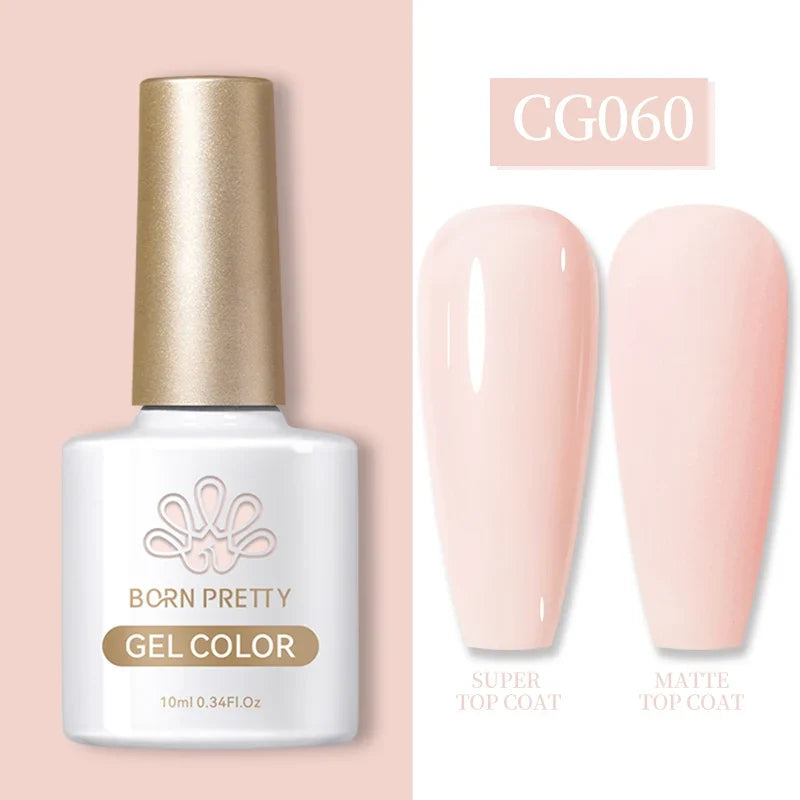 BORN PRETTY 10ml Clear Blooms Gel Polish UV LED Soak Off Nail Art Polish for Spreading Effect Marble Nail Polish Gel Painting 59