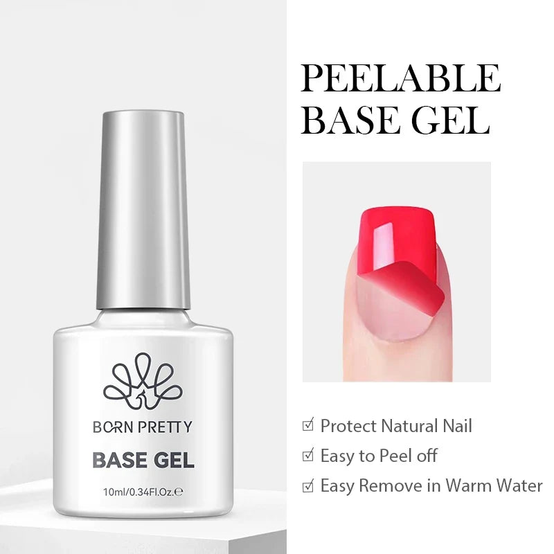 BORN PRETTY 10ml Silver Water Light Cat Magnetic Gel Nail Polish Nail Supplies Vernis Semi Permanent Gel for Fall Winter Nails 31
