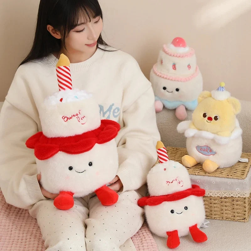 Cute Cartoon Egg & Toast Plush Toy – Breakfast Expression Stuffed Doll Pillow | Soft Baby Comfort Toy & Christmas Gift 3