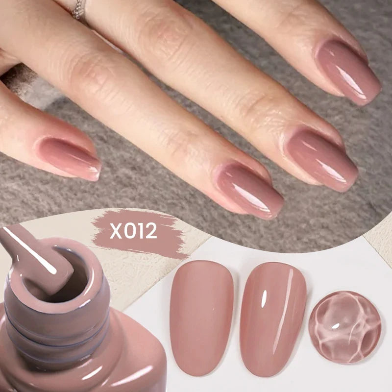 LILYCUTE 6Pcs/set 7ml Coffee Series Gel Nail Polish Kit 125 Colors Manicure Semi Permanent Soak Off UV Nail Art Gel Varnish 3