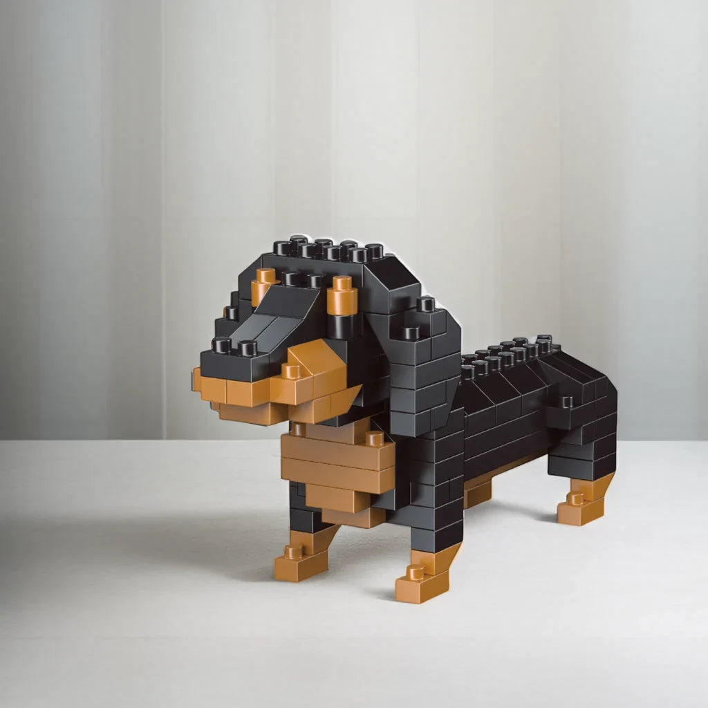 Mini Dachshund Dog Building Blocks Toy for Adults and Kids: Detailed and Lifelike Design,  Fun and Educational Construction Set 1