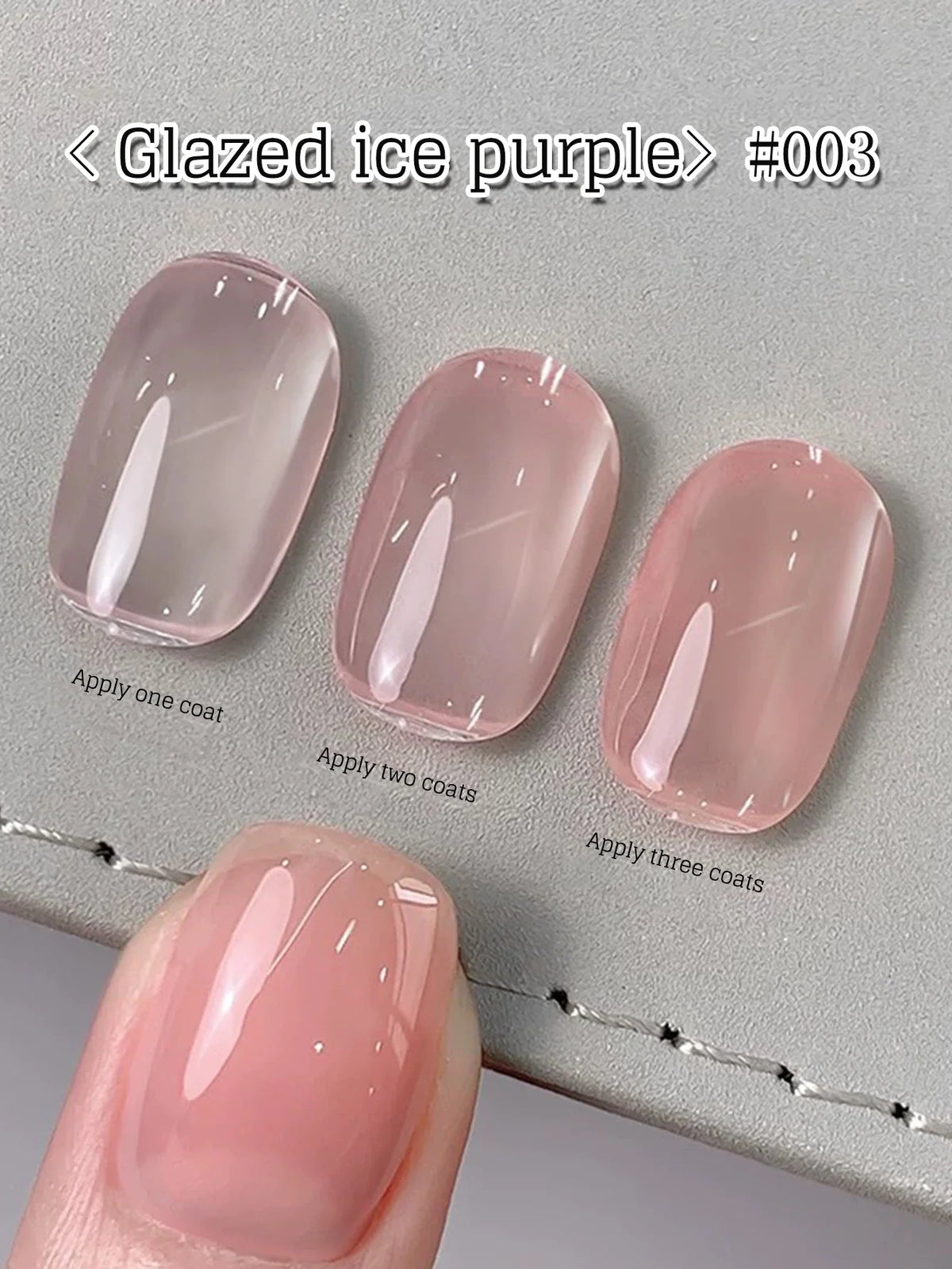 MIANEL  12ML Japanese Style Fairy Gel Nail Polish White Pink Nude Color Ice Clear Nail Polish Pink Nails Summer Nails 1-24pcs 54