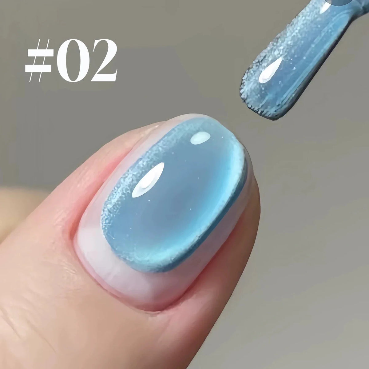 SHAKA 1-4pcs New Spring/Summer Bestsell Blue Nails Green Blue Nail Supplies Fantastic Ocean Bubble Cat Eye Gel Nail Polish 1