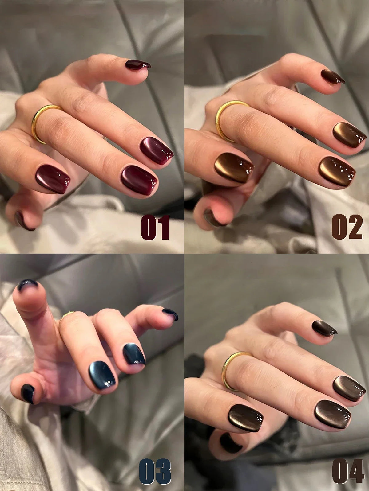 MIANEL 12ML Emperor Green Cat Eye Gel Nail Polish Whitenning Nails Green Nails Suitable For Nail Salons Nail Supplies  1-21pcs 2