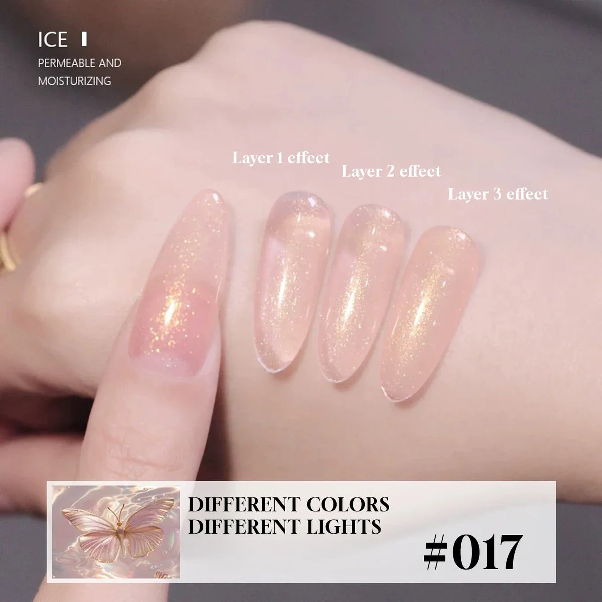 MIANEL  12ML Japanese Style Fairy Gel Nail Polish White Pink Nude Color Ice Clear Nail Polish Pink Nails Summer Nails 1-24pcs 53