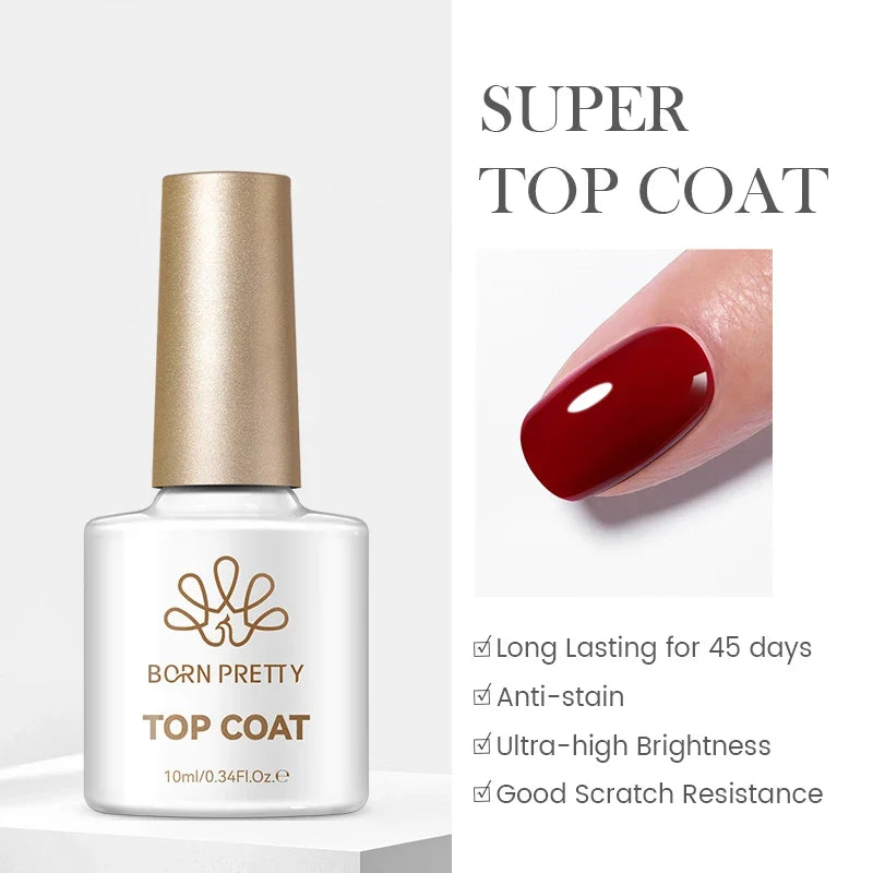 BORN PRETTY Jelly Nude Gel Nail Polish 10ml Light Pink Peach Translucent Color UV Light Cure Gel Varnish Nail Art DIY at Home 83