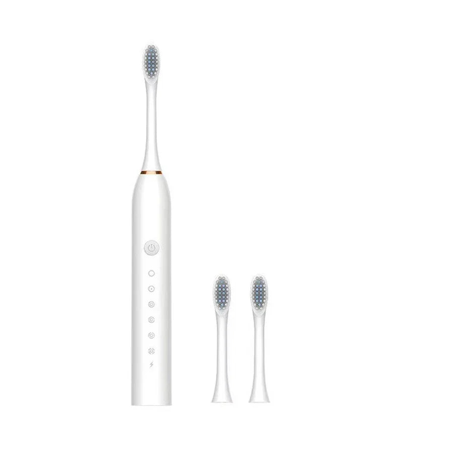 Electric Ultrasonic Toothbrush – 6 Speed Modes Soft Bristle USB Rechargeable Waterproof Tooth Cleaner | Automatic Toothbrush for Adults & Couples 6