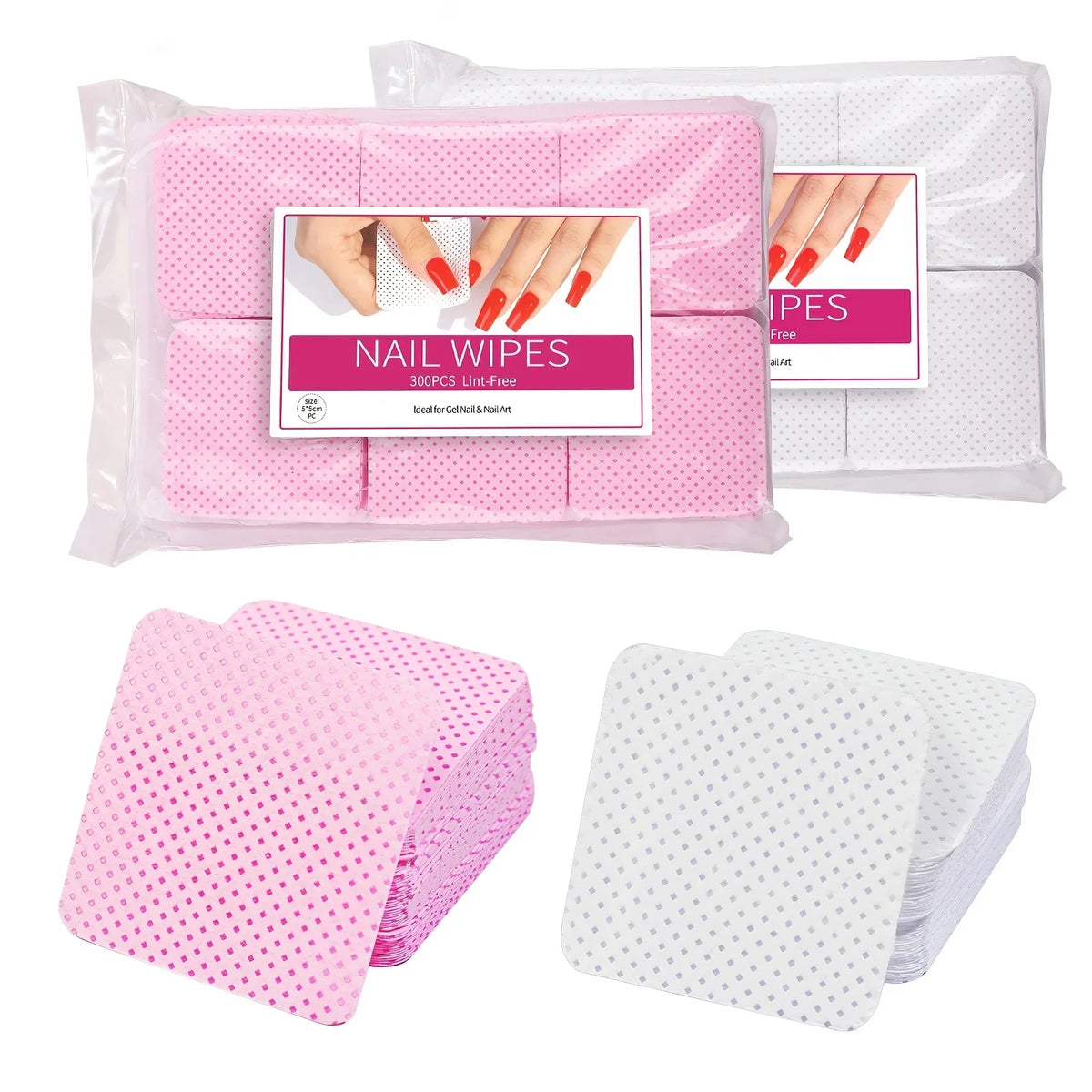 Nail Polish Remover Wipes Nail Cleaning Pads, Non Woven Nail Pads For Women Girl Beauty Salon 1