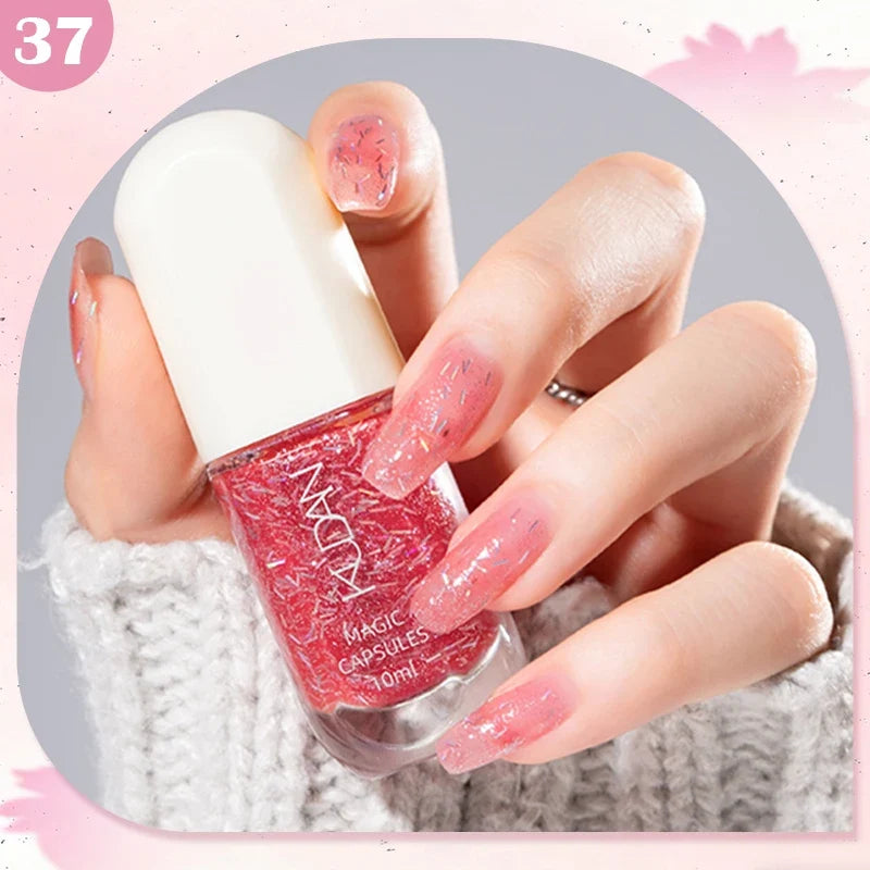 10ml Water-Based Peel Off Nail Polish 40 Colors Long Lasting Quick Drying No Need of Lamp to Cure Nail Supplies Manicure Nails 11