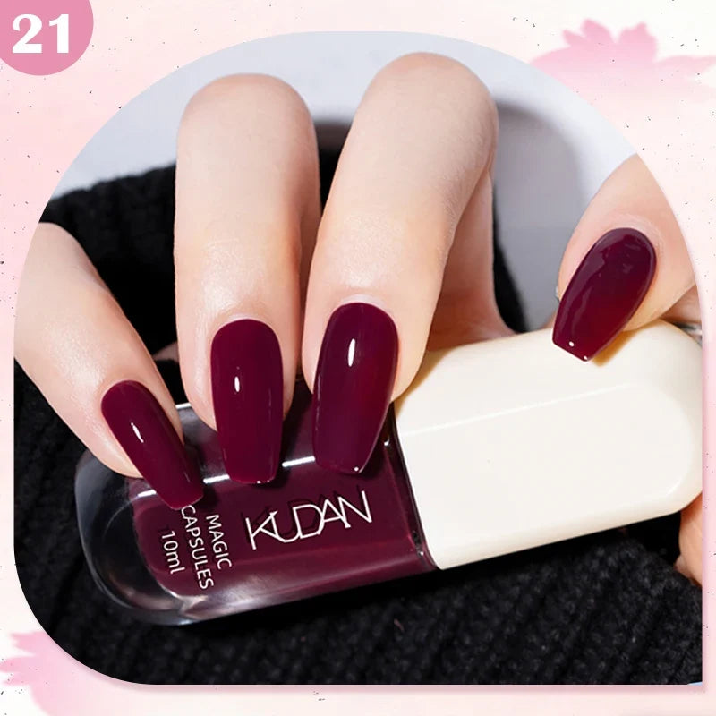 10ml Water-Based Peel Off Nail Polish 40 Colors Long Lasting Quick Drying No Need of Lamp to Cure Nail Supplies Manicure Nails 43