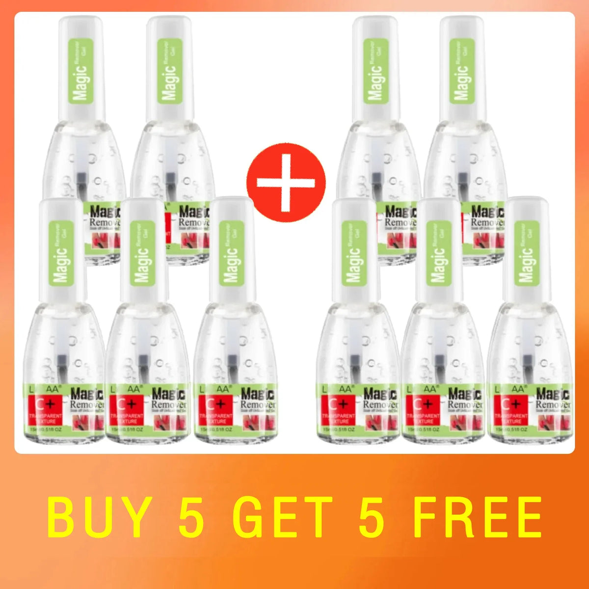 3-5 Mins Fast Remover Magic Remover Gel Nail Polish 15ml Soak Off UV LED Burst Removal Cleaner Nail Art Tools Manicure Cleaner 7