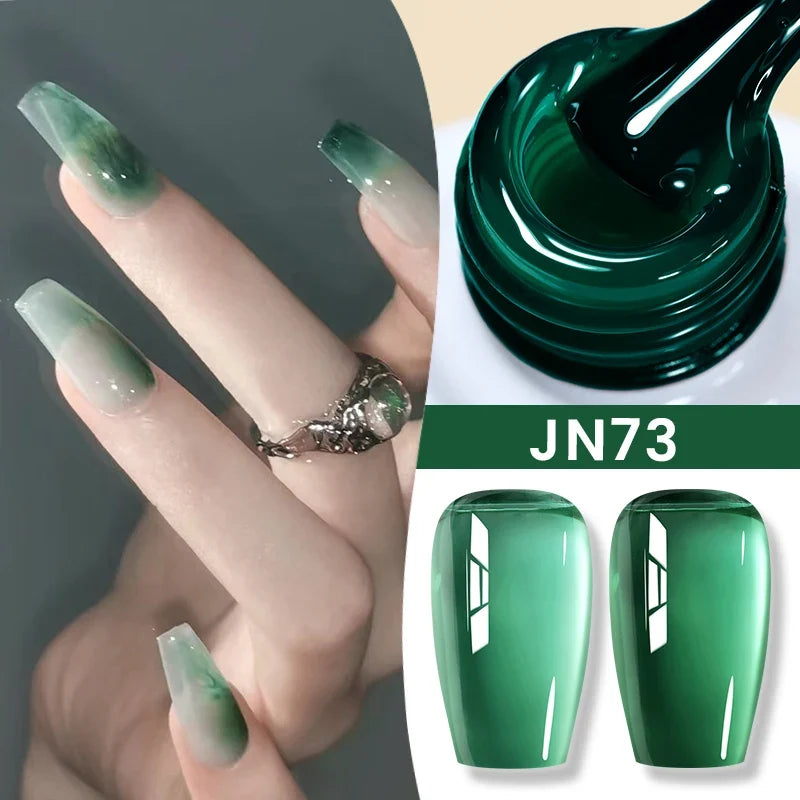 BORN PRETTY 83 Colors 10ml Jelly Nude Gel Nail Polish Autumn Amber Semi Transparent Manicure Soak off UV LED Nails Gel Varnish 77