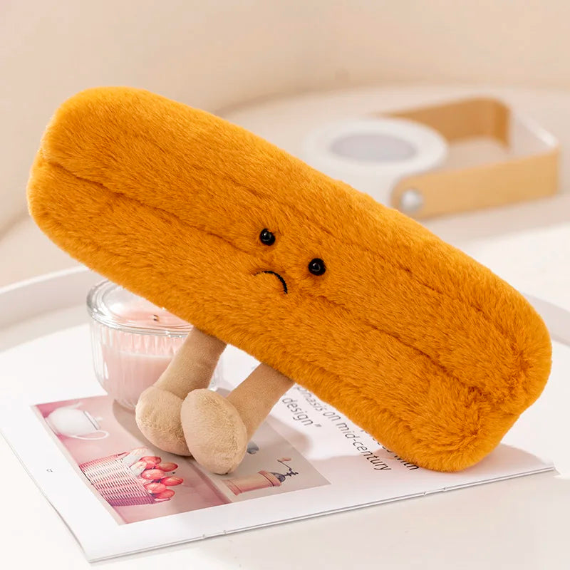 Cute Cartoon Egg & Toast Plush Toy – Breakfast Expression Stuffed Doll Pillow | Soft Baby Comfort Toy & Christmas Gift 40