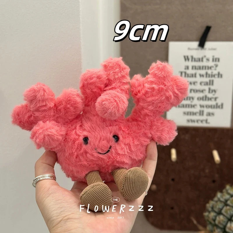 Lemonade Coconut Plush Toy – Very Soft Palm Tree & Red Coral Cartoon Doll, Cute Home Décor & Christmas Gift 7