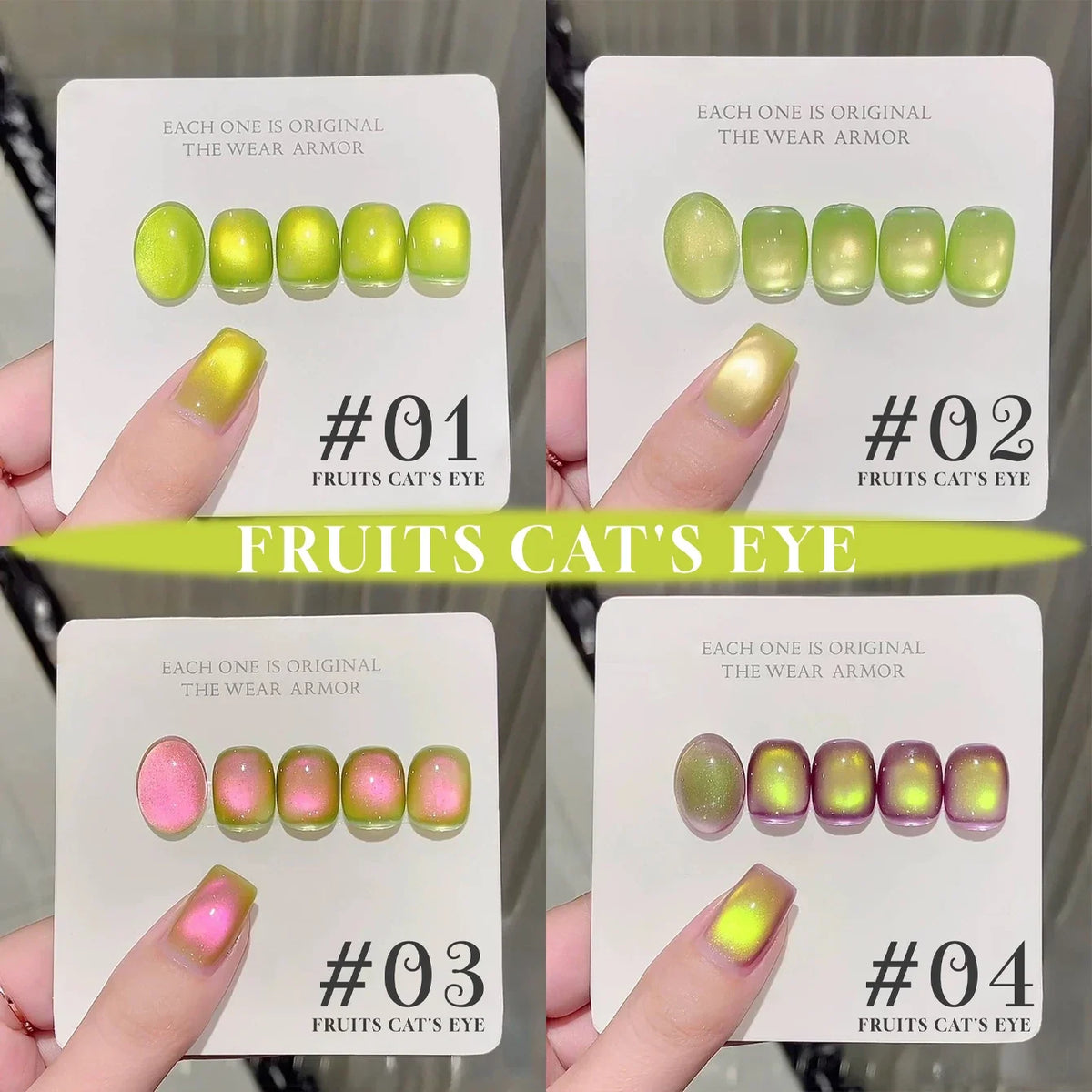 MIANEL 12ML Emperor Green Cat Eye Gel Nail Polish Whitenning Nails Green Nails Suitable For Nail Salons Nail Supplies  1-21pcs 75