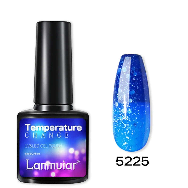 Temperature Color Changing Thermal Nail Polish Fast Drying Water-based Gradient Nail Varnish Manicure Supplies Nail Art 17