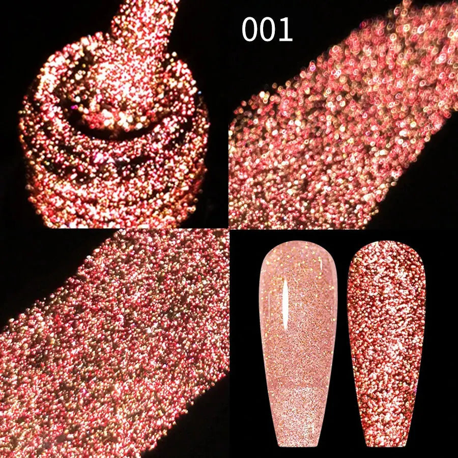 XEIJAYI Pink Cat Eye Gel Nail Polish Ceramic Magnetic Gel UV Semi-permanent Enamels Varnish Nail Supplies For Professionals Gel 59