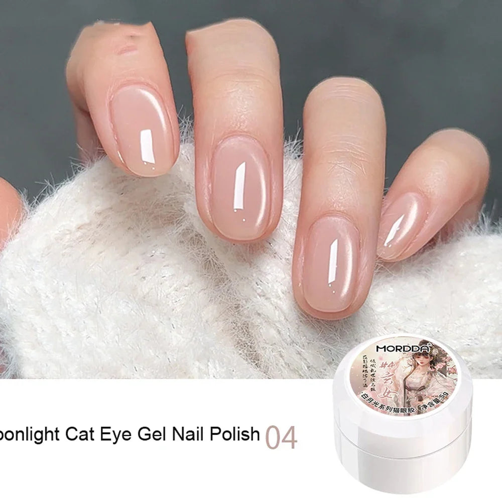 XEIJAYI Pink Cat Eye Gel Nail Polish Ceramic Magnetic Gel UV Semi-permanent Enamels Varnish Nail Supplies For Professionals Gel 55