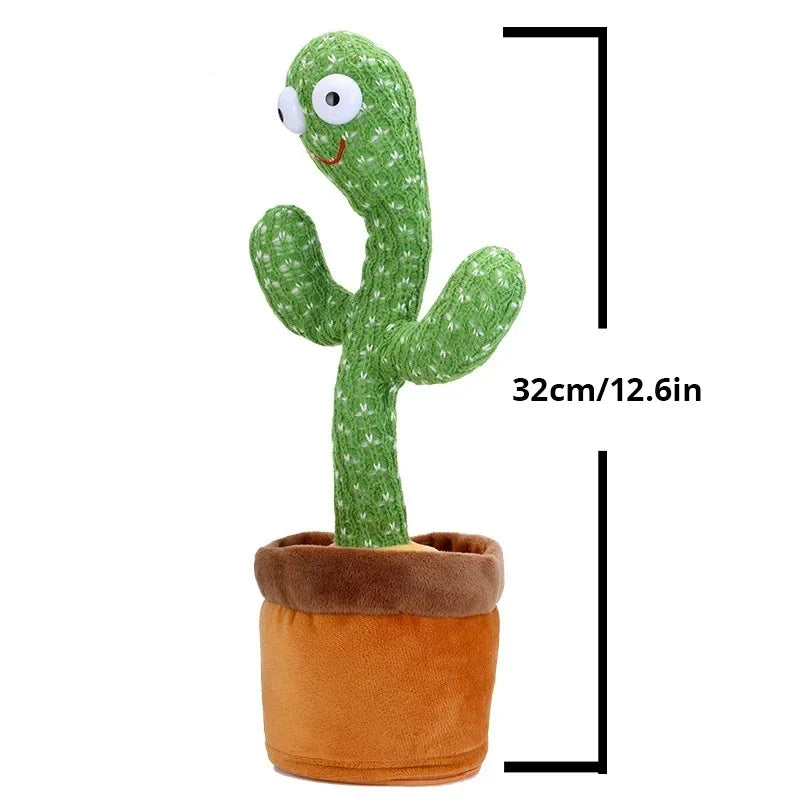 1pc Dancing Cactus Toy,Repeat Talking ,Song Speaker Wriggle Dancing Sing Talk, Plushie Stuffed ,Interaction and Decoration 6