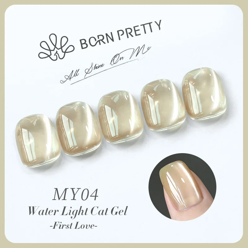 BORN PRETTY 10ml Fruit Purple Grape Cat Magnetic Gel Nail Polish 2025 New Whitening Guava Glass Beads Varnish Nail Supplies 46